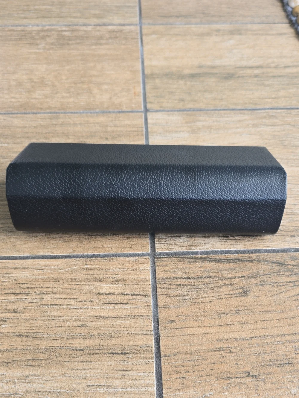 Burberry Black Pebble-Textured Eyewear Case